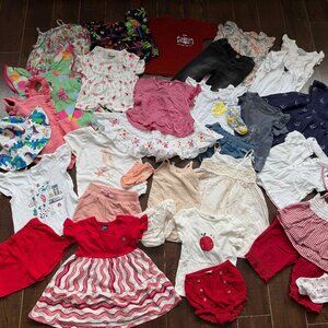 Summer bundle outfits baby girls 12months